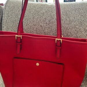 Michael Kors Vibrant Red Tote Bag